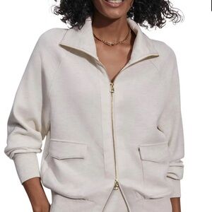 EUC Varley Size L Roxbury double zip sweatshirt.